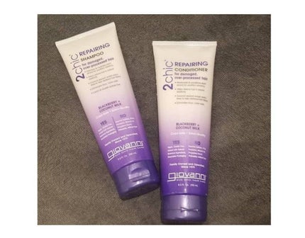 ジョヴァンニ 2chic ダメージ シャンプー/コンディショナー/giovanni/市販シャンプーを使ったクチコミ(1枚目)