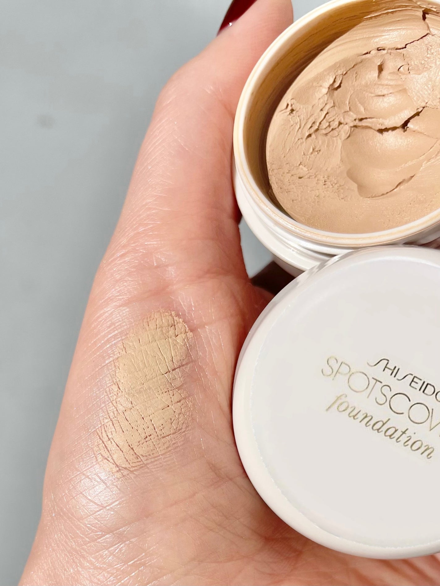 スポッツカバー ファウンデイション/SHISEIDO/クリームコンシーラーを使ったクチコミ(2枚目)
