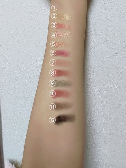 星空12色アイシャドウパレット/VCND/アイシャドウパレットを使ったクチコミ(5枚目)