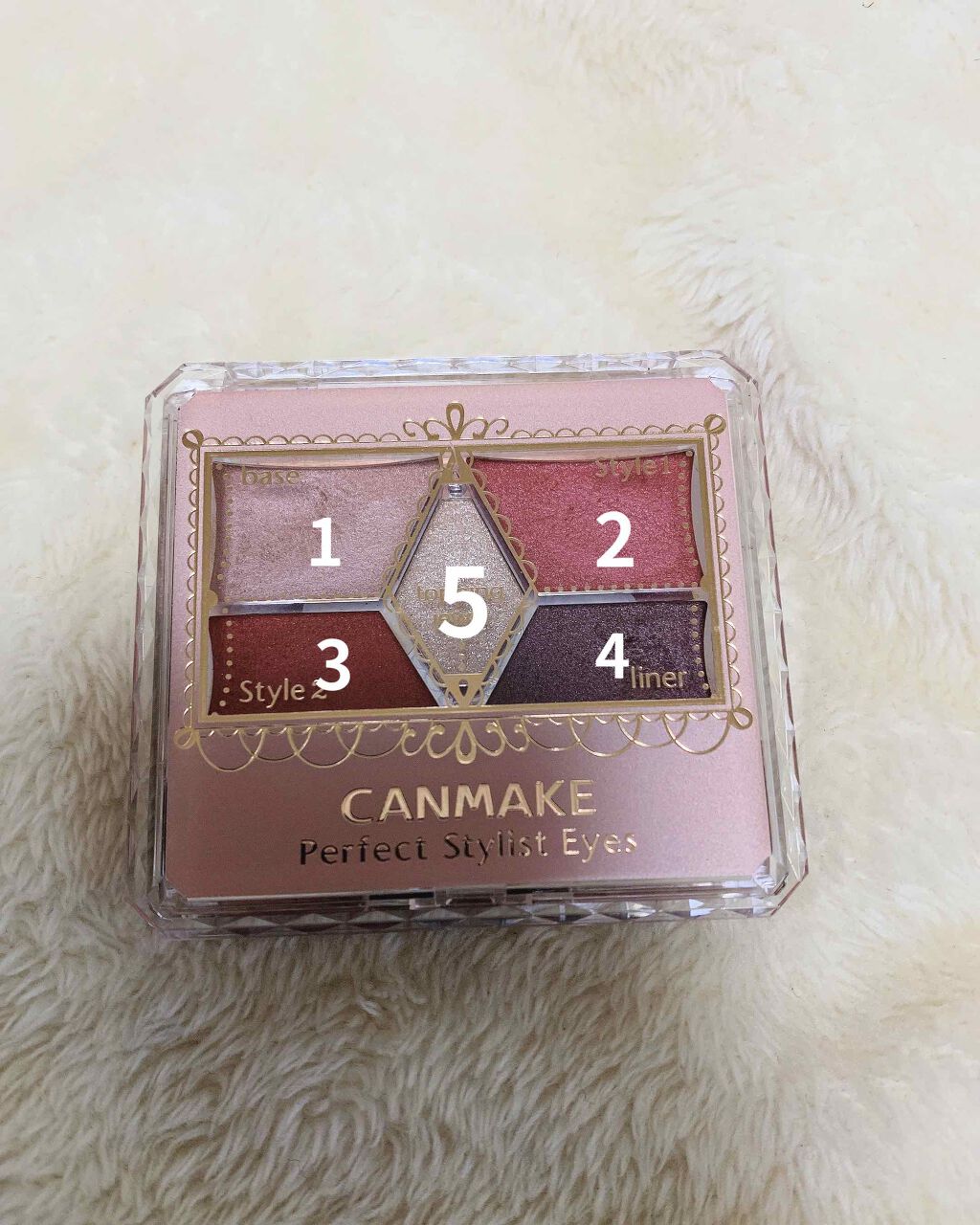 【旧品】パーフェクトスタイリストアイズ/キャンメイク/アイシャドウパレットを使ったクチコミ(1枚目)