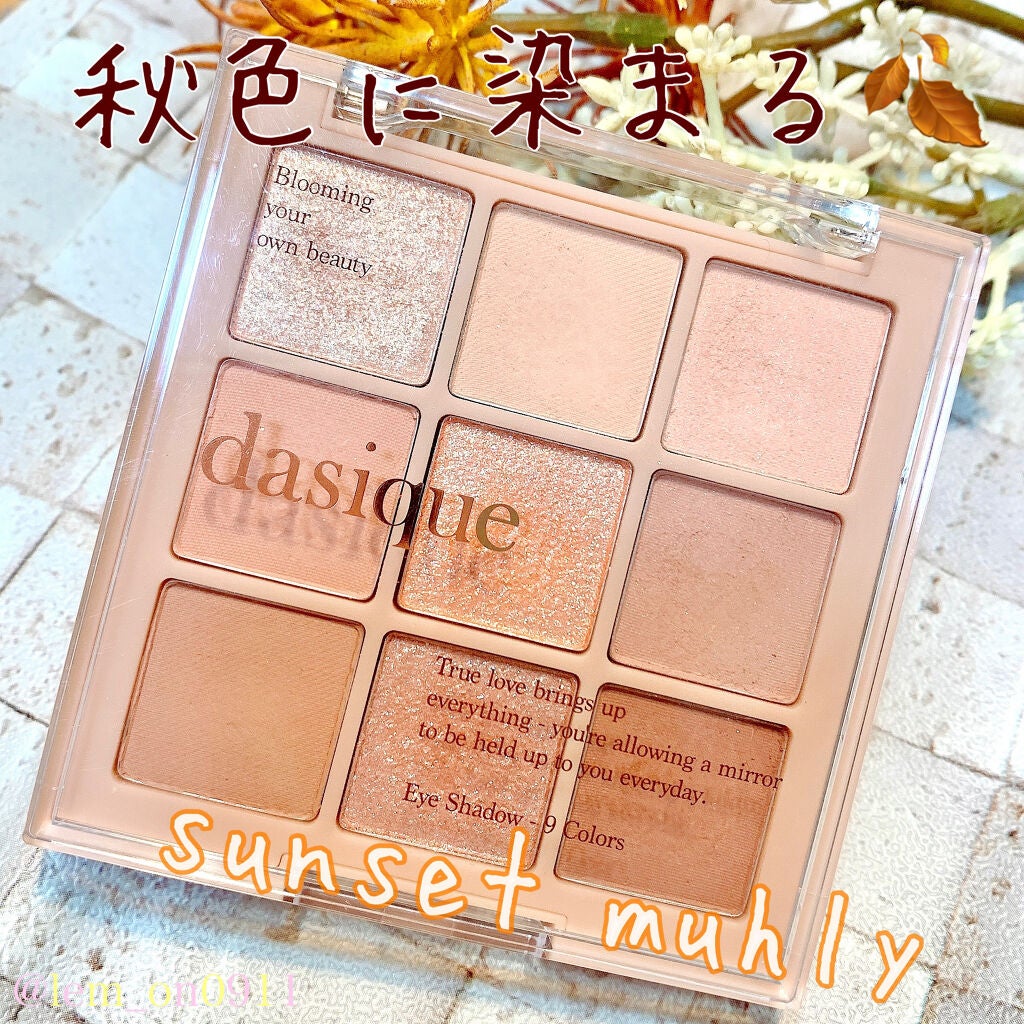 シャドウパレット/dasique/アイシャドウパレットを使ったクチコミ(1枚目)