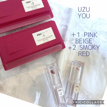 38℃/99℉ LIPSTICK  ＜YOU＞/UZU BY FLOWFUSHI/口紅を使ったクチコミ（1枚目）