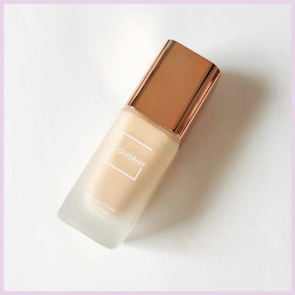 密着カバーファンデーション/GIVERNY/リキッドファンデーションを使ったクチコミ(1枚目)