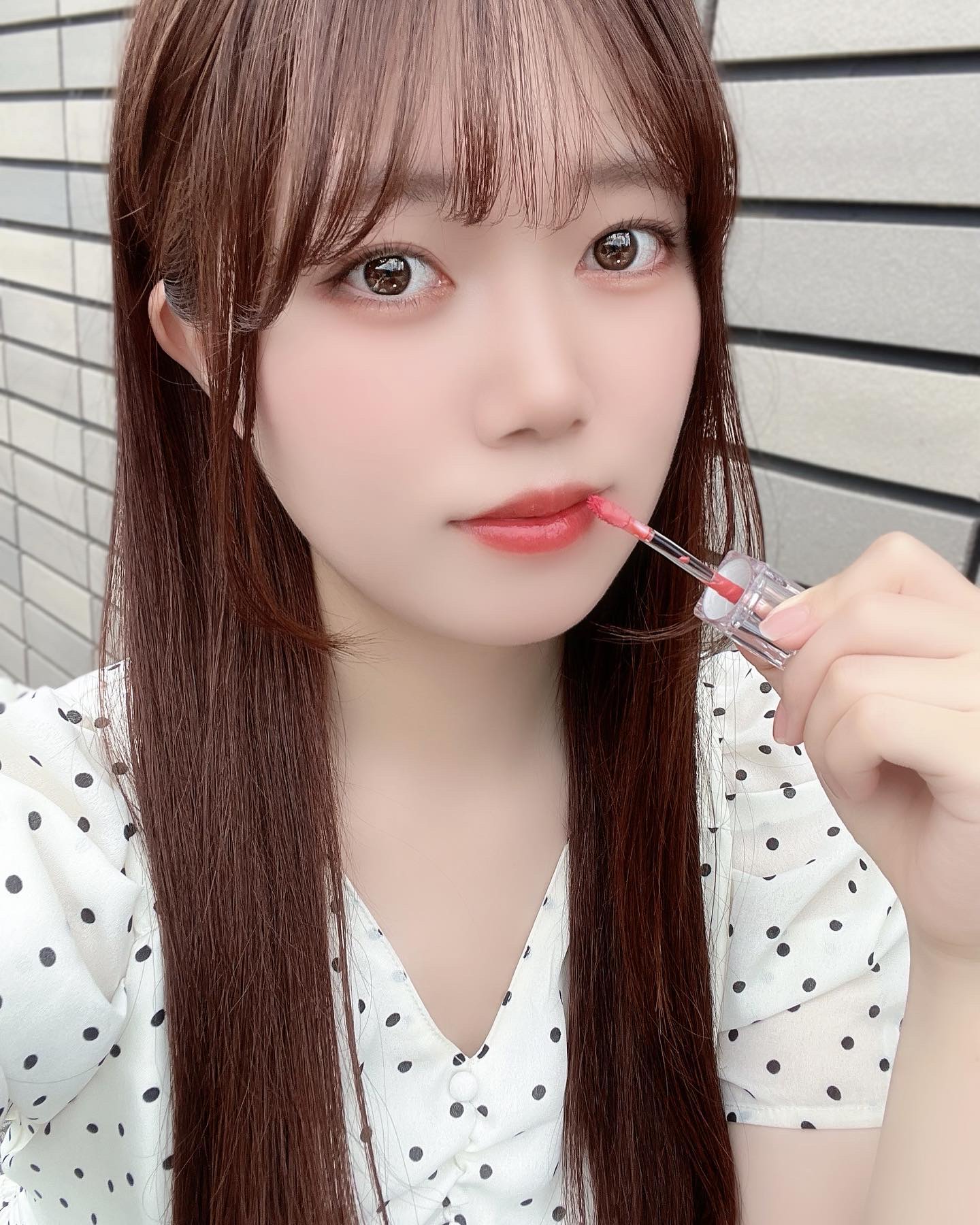 ウォーターリズムグロウティント 02 メリーコーラル/TIRTIR(ティルティル)/リップティントを使ったクチコミ（1枚目）