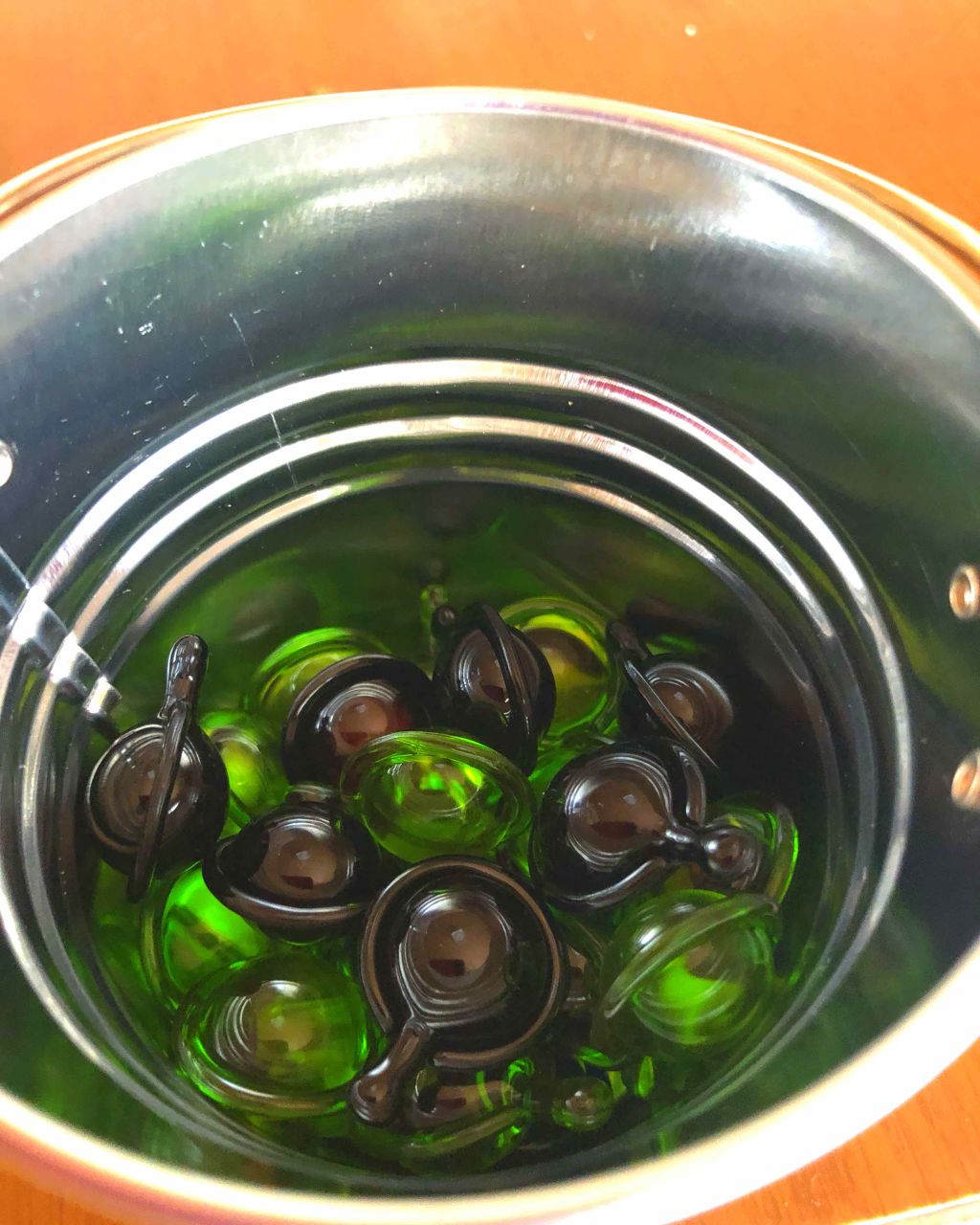 ヘアビタミン シャイニーヘアオイル/MIRANDA/ヘアオイルを使ったクチコミ（2枚目）