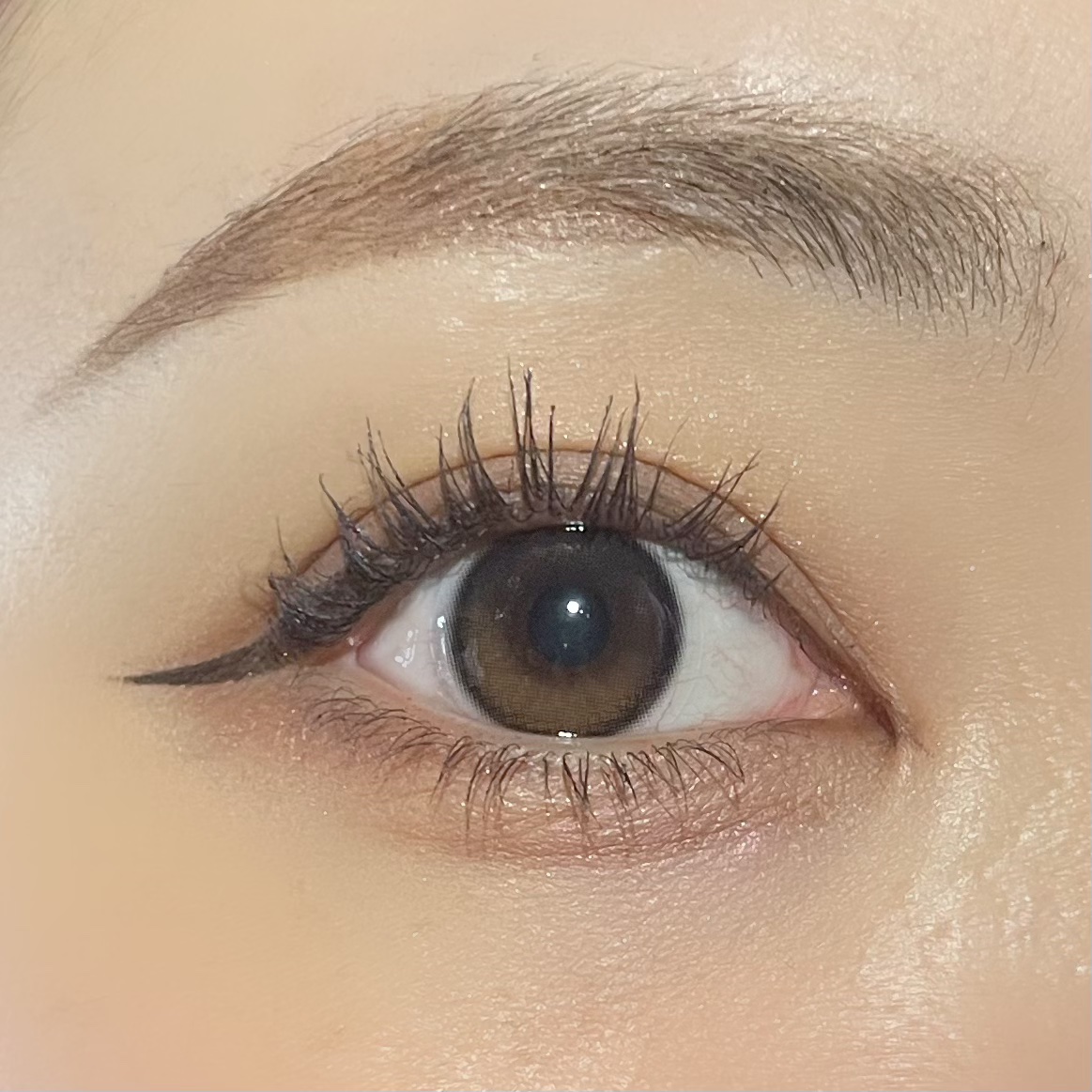 Glowy 1day/OLENS/ワンデー（１DAY）カラコンを使ったクチコミ（2枚目）