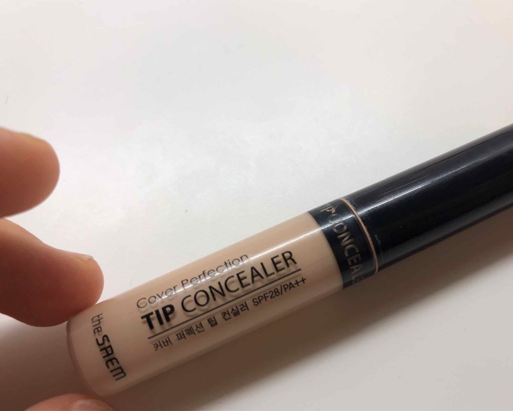 カバーパーフェクション チップコンシーラー/the SAEM/リキッドコンシーラーを使ったクチコミ(1枚目)