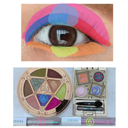 エレガンス ヌーヴェル アイズ/Elégance/アイシャドウパレットを使ったクチコミ(4枚目)