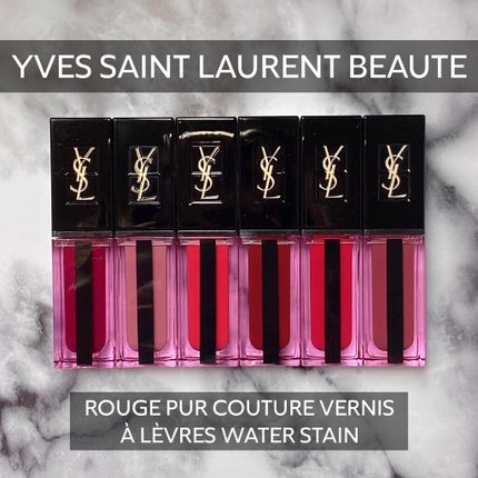 ルージュ ピュールクチュール ヴェルニ ウォーターステイン/YVES SAINT LAURENT BEAUTE/口紅を使ったクチコミ(1枚目)