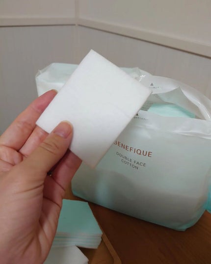 ダブルフェイスコットン N/BENEFIQUE/コットンを使ったクチコミ(3枚目)