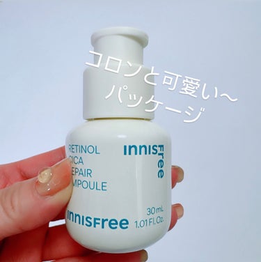 innisfree レチノール　シカ　リペア　セラムのクチコミ「 
イニスフリー 
レチノール シカ リペア セラム

これ⬇️
肌トラブルアルゴリズム*1に.....」（2枚目）