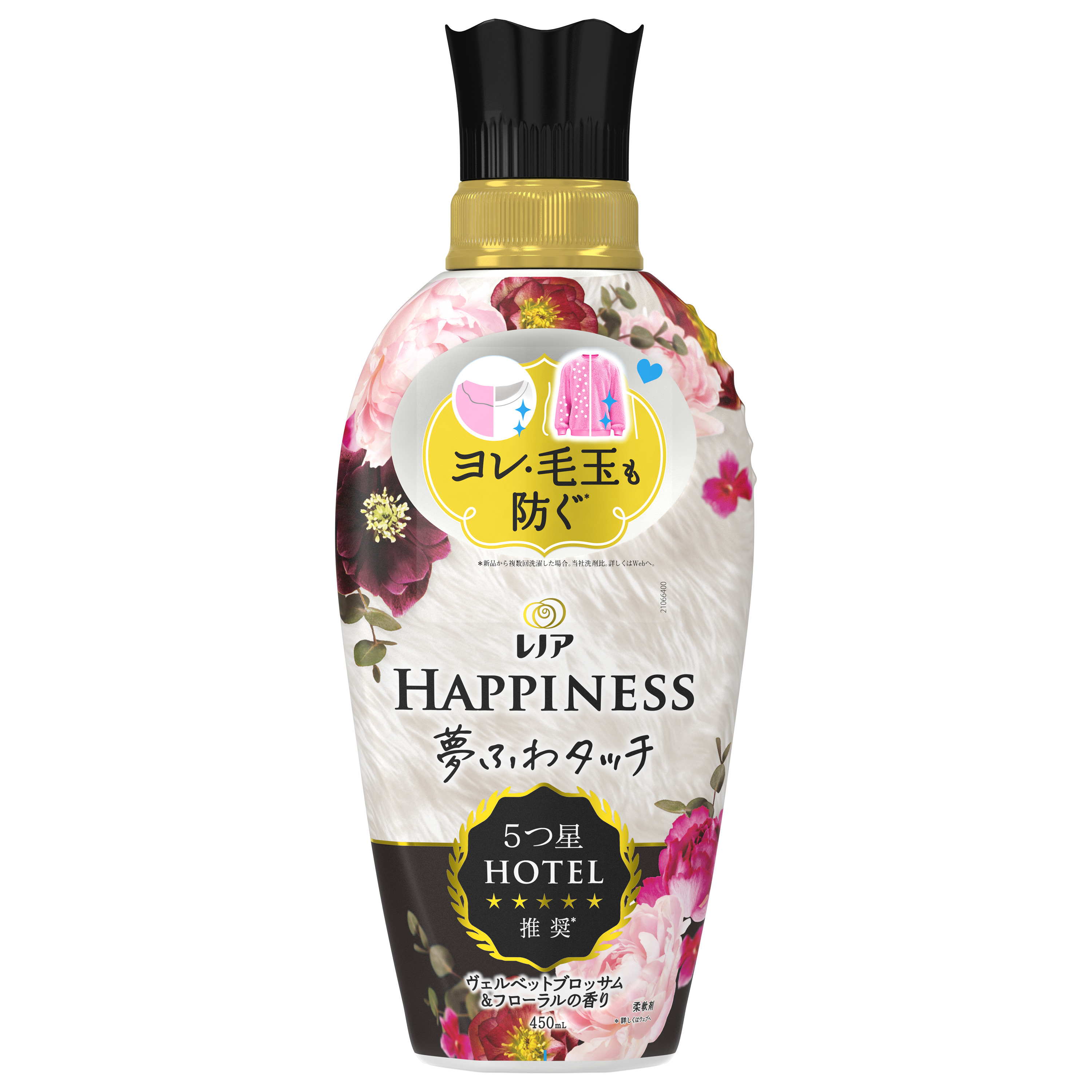 レノアハピネス夢ふわタッチ ヴェルベットブロッサム＆フローラル 本体（450ml）