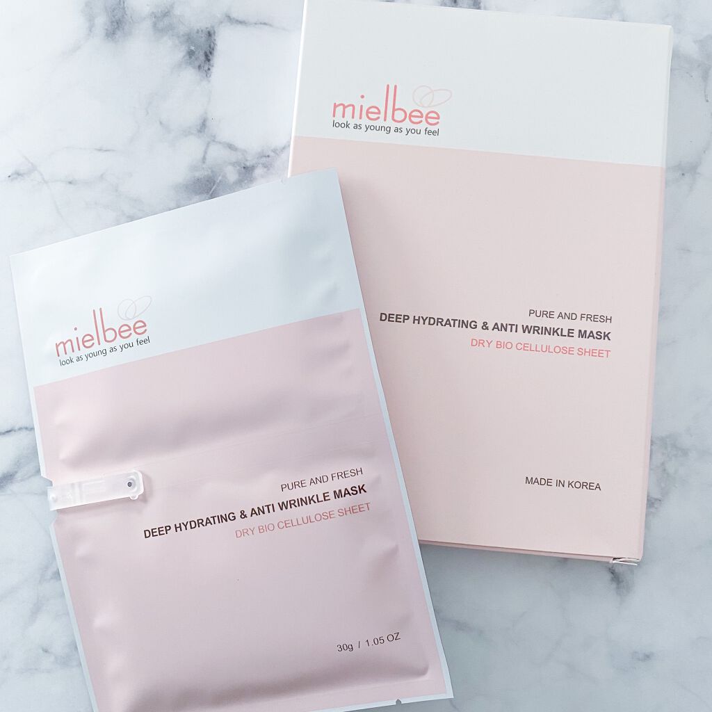 ディープハイドライティング&アンティーリンクルマスク/mielbee/シートマスク・パックを使ったクチコミ（1枚目）
