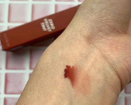 ゼロベルベットティント/rom&nd/リップティントを使ったクチコミ(2枚目)