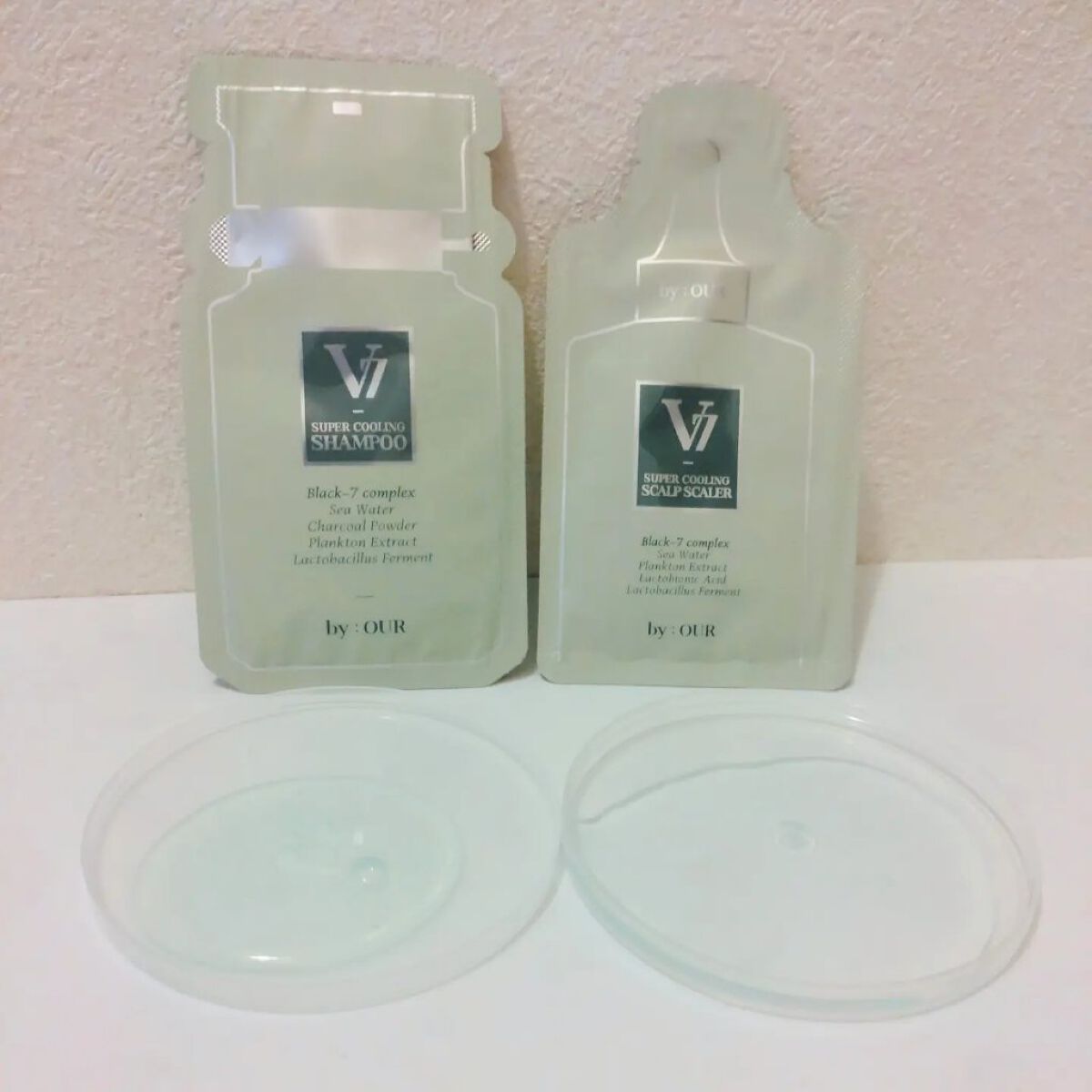 V7 スーパークーリング シャンプー/by : OUR/サロンシャンプーを使ったクチコミ（1枚目）