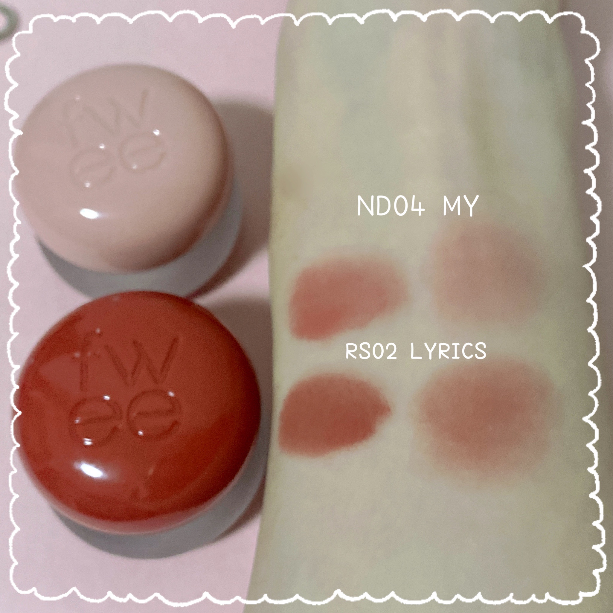 リップアンドチーク ブラーリープリンポット/fwee/口紅を使ったクチコミ（3枚目）