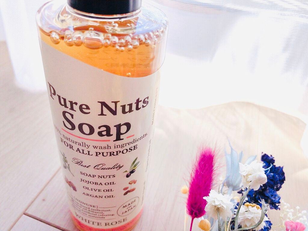 ピュアナッツソープ ホワイトローズの香り/ナチュラセラ/洗顔フォームを使ったクチコミ(2枚目)