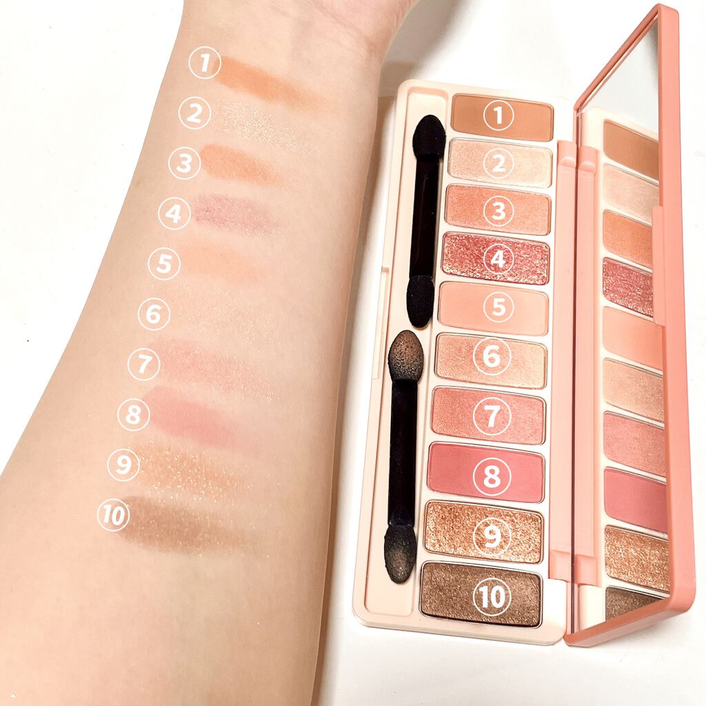 プレイカラー アイシャドウ/ETUDE/アイシャドウパレットを使ったクチコミ（3枚目）