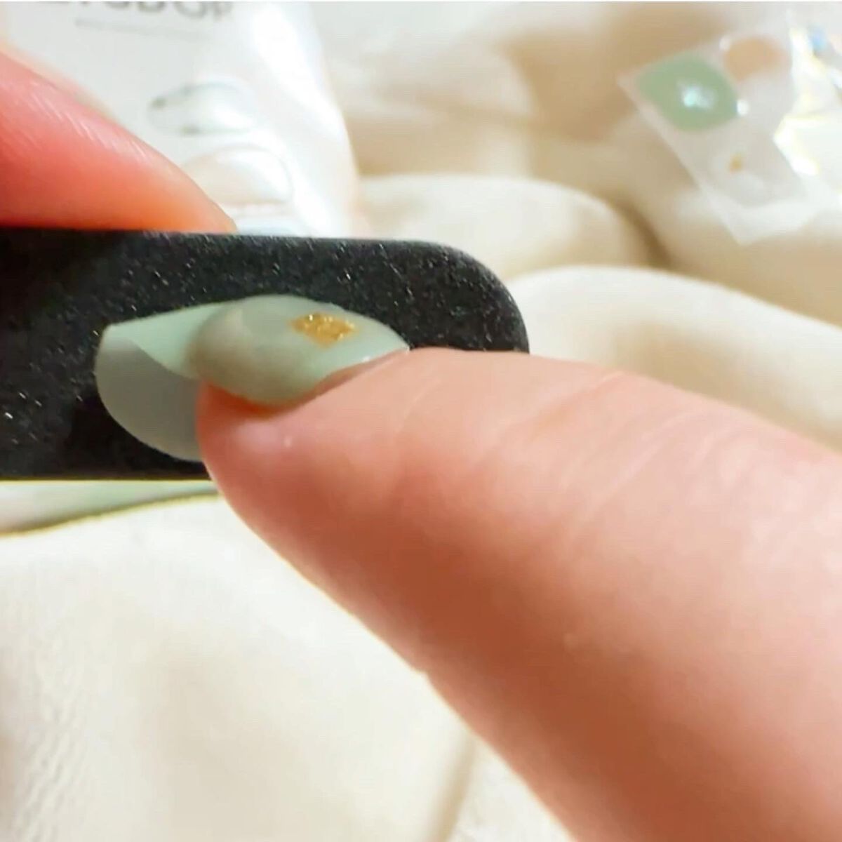 セミキュアジェルネイルシール ハンド用/LYSD’OR/ネイルシールを使ったクチコミ(4枚目)