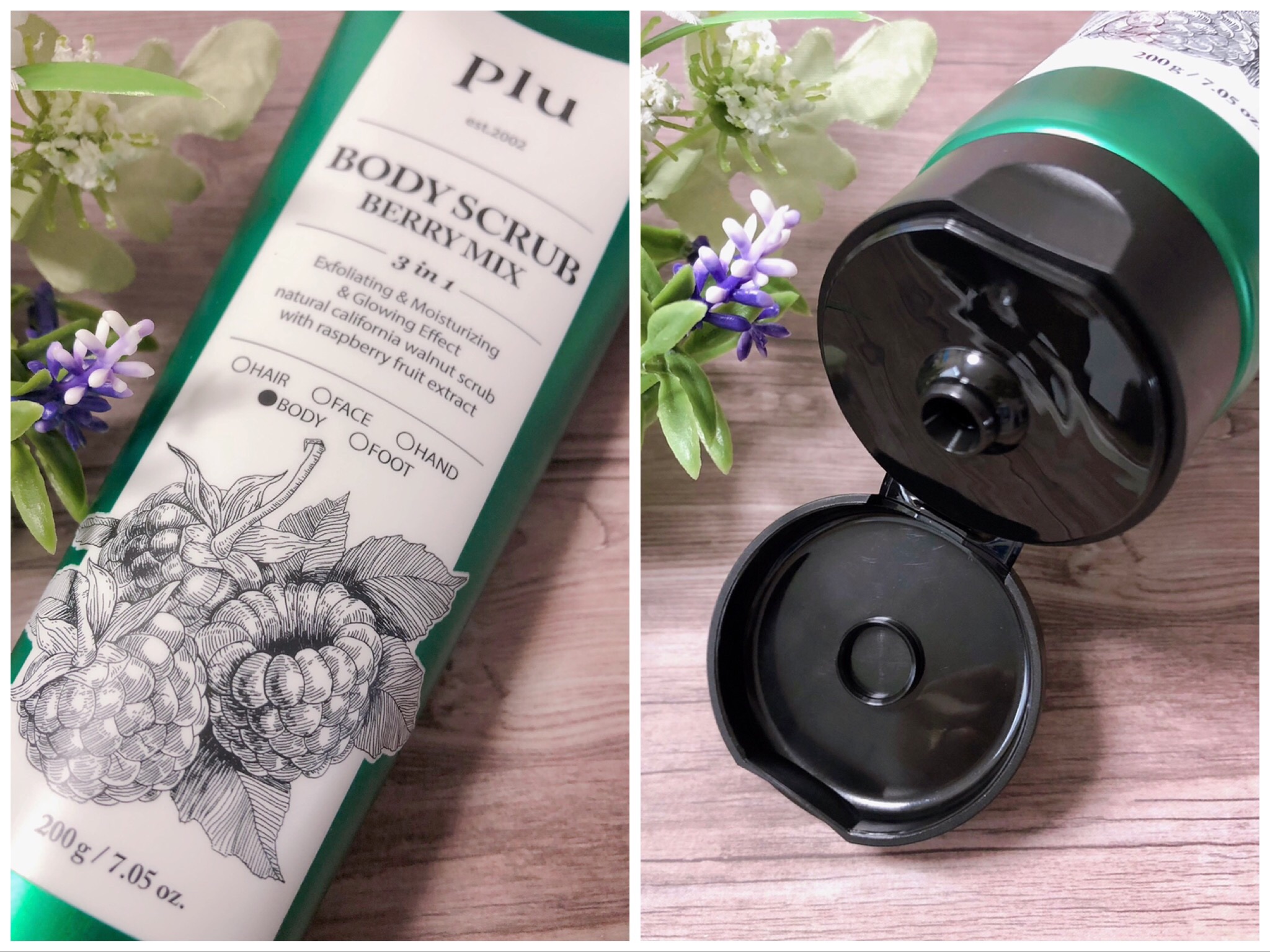 オリジナルボディスクラブ ホワイトムスク/plu/ボディスクラブを使ったクチコミ（2枚目）