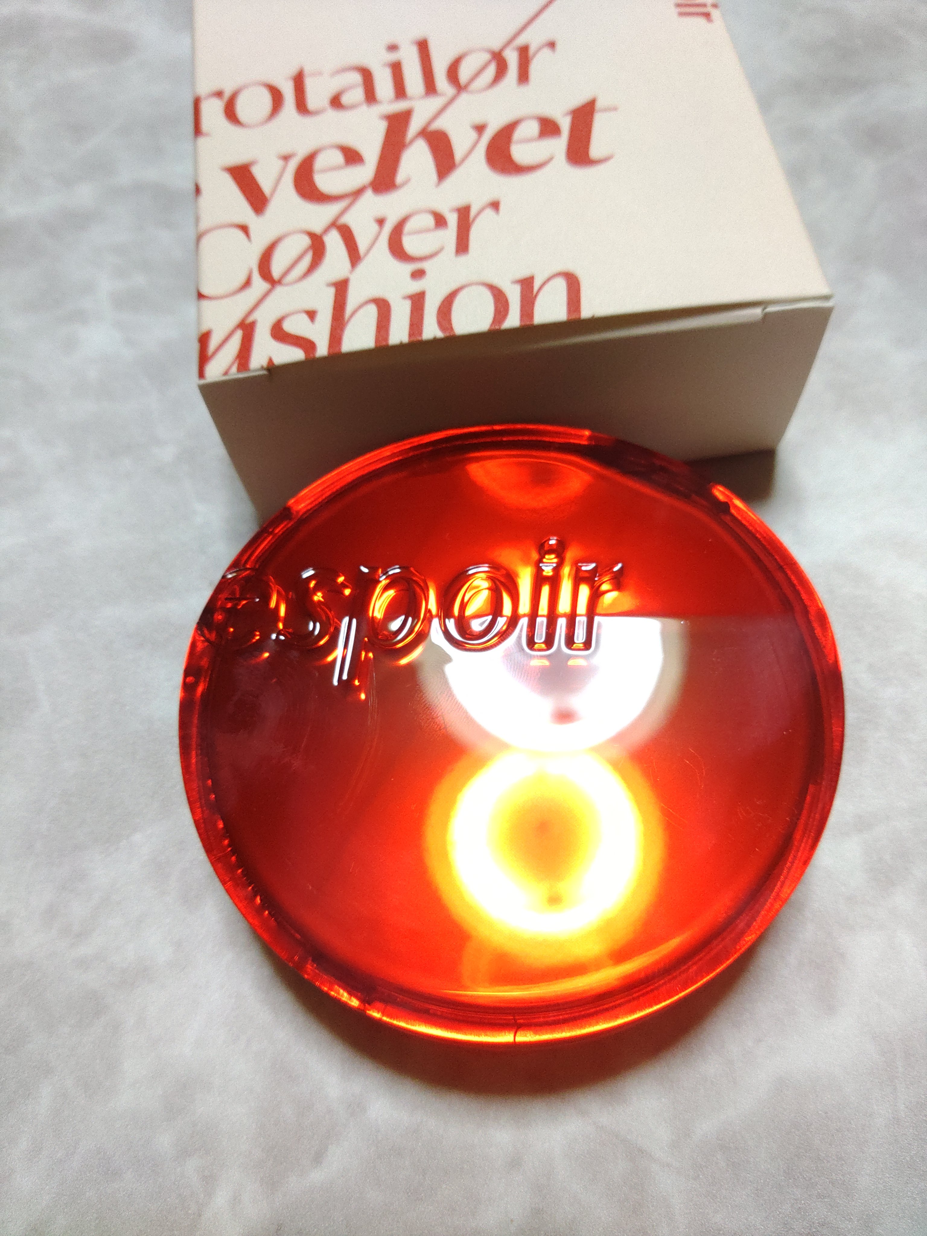 プロテーラービーベルベットカバークッション/espoir/クッションファンデーションを使ったクチコミ（1枚目）