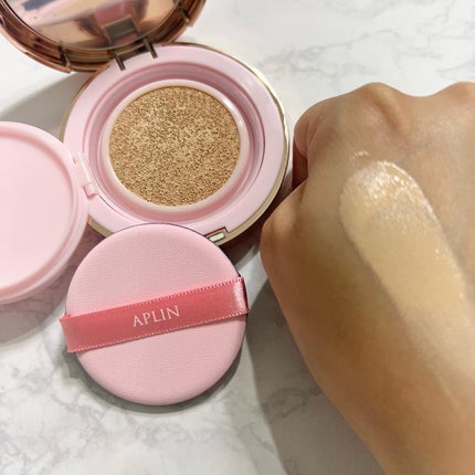 ピンクティーツリーカバーアップグロウクッション/APLIN/クッションファンデーションを使ったクチコミ(2枚目)