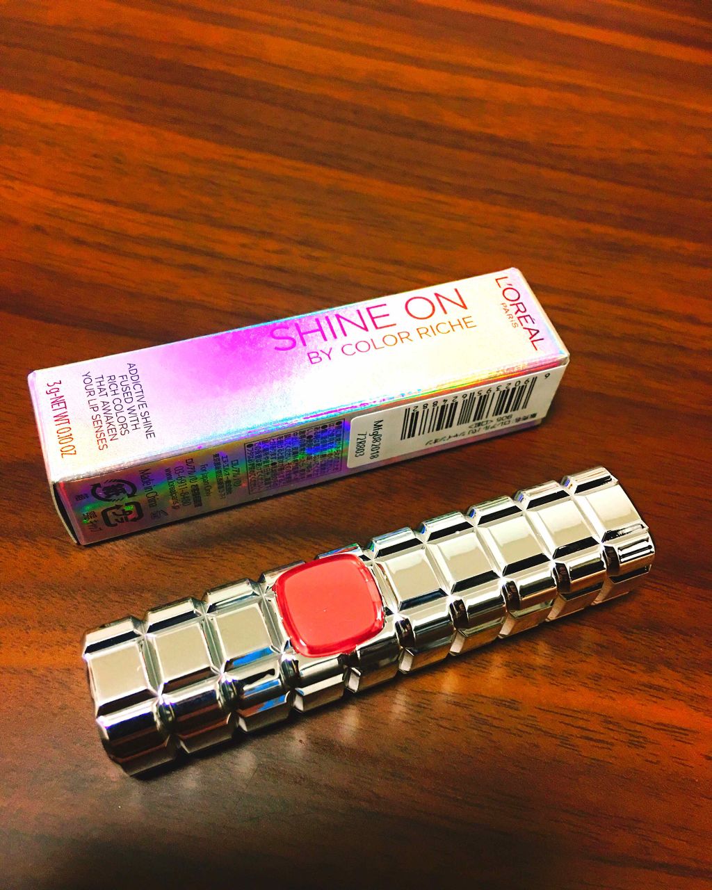 シャインオン/ロレアル パリ/口紅を使ったクチコミ（2枚目）