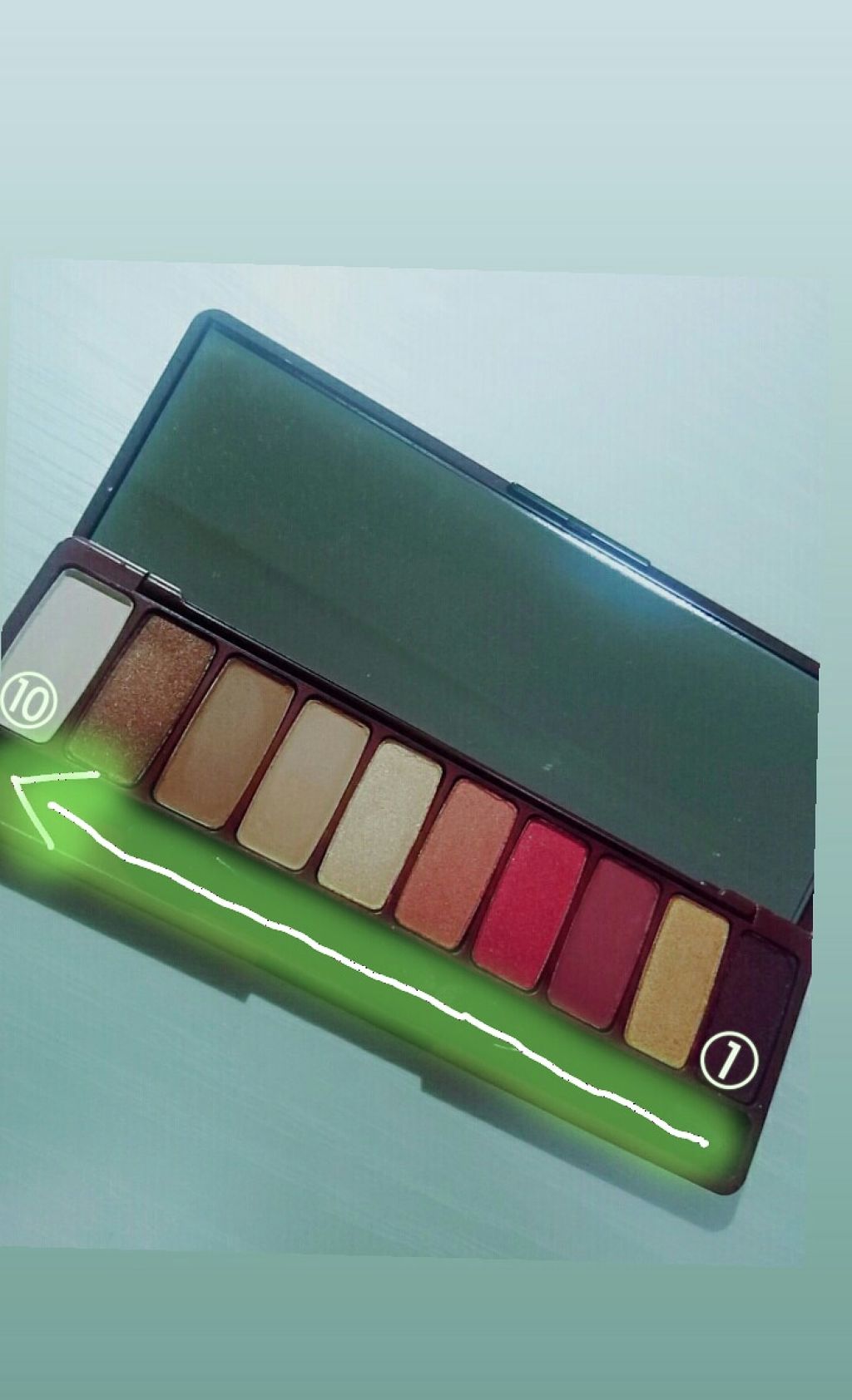 プレイカラー アイシャドウ/ETUDE/アイシャドウパレットを使ったクチコミ（2枚目）