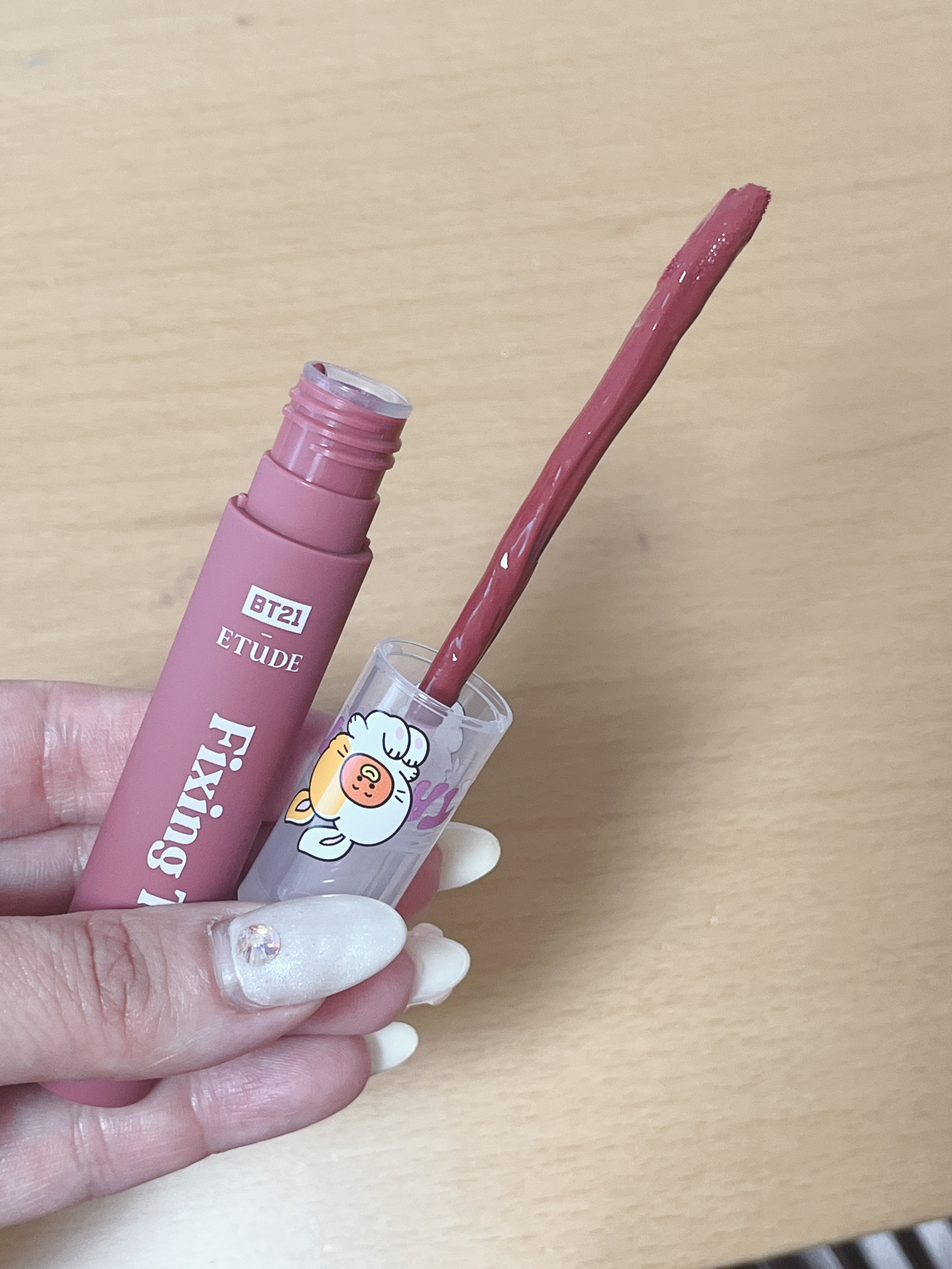 フィクシングティント/ETUDE/リップティントを使ったクチコミ（2枚目）