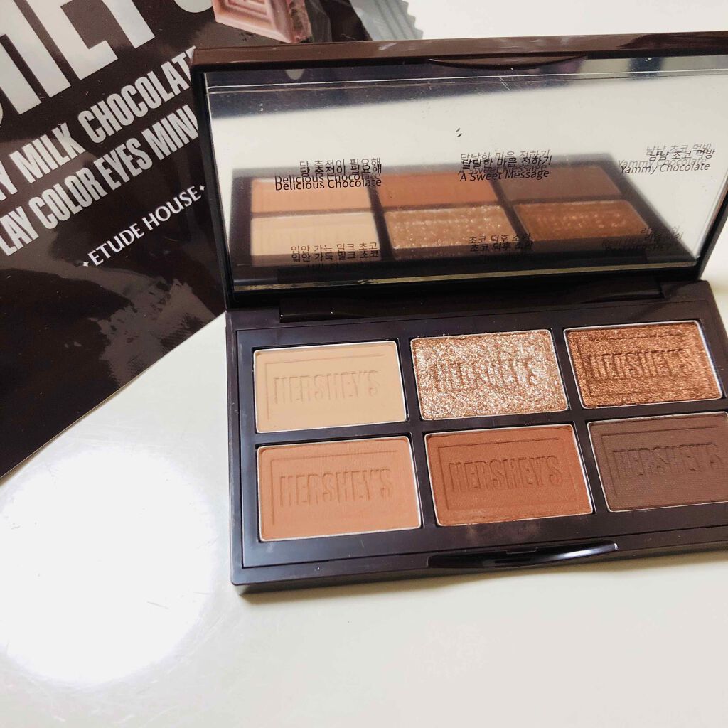 ハーシー プレイカラーアイズミニ/ETUDE/アイシャドウパレットを使ったクチコミ(1枚目)