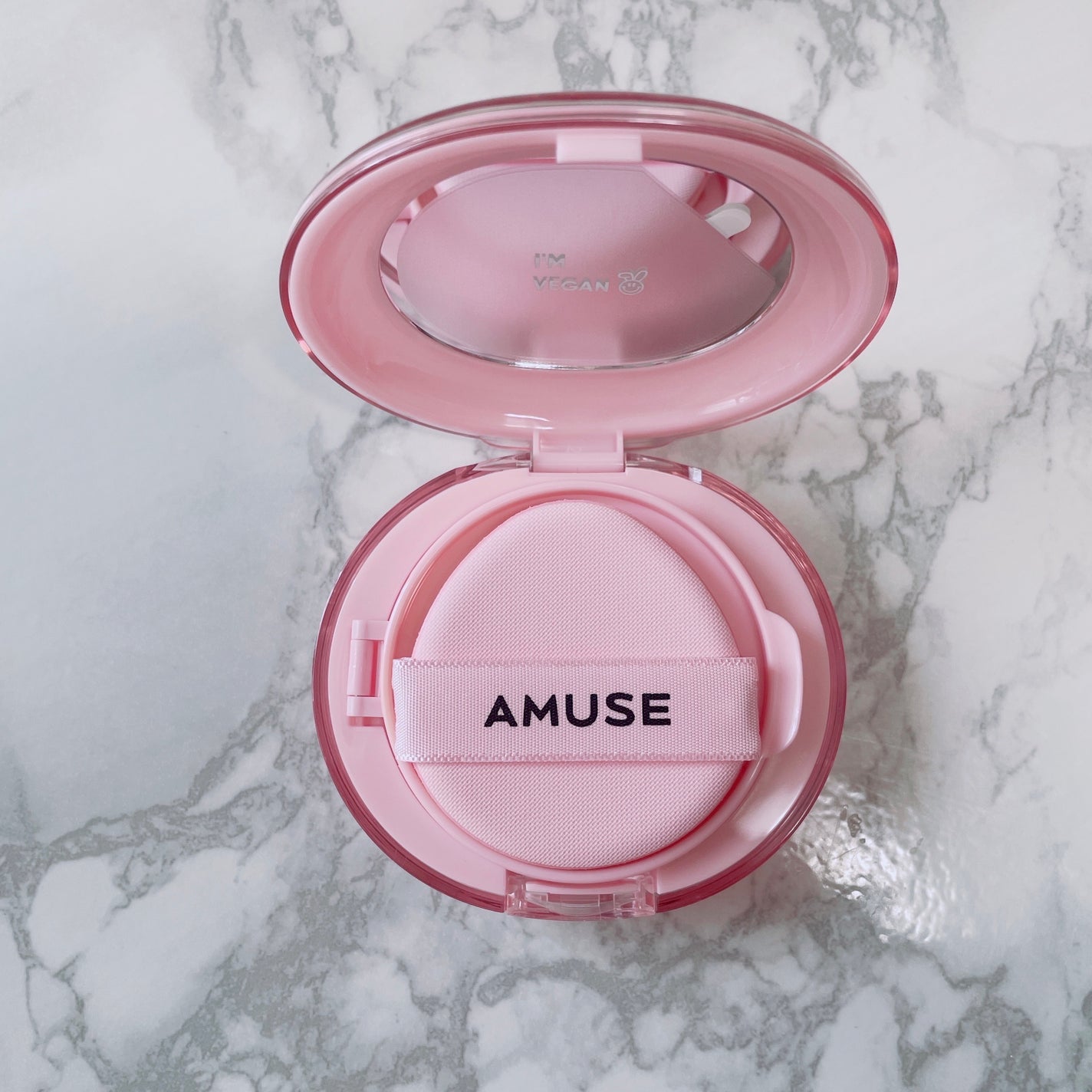 デューパワーヴィーガンクッション/AMUSE/クッションファンデーションを使ったクチコミ(2枚目)