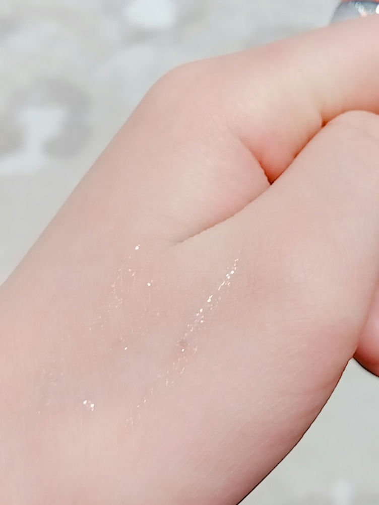 グリッターライナー 103 ホワイトダスト/coou/グリッターを使ったクチコミ（2枚目）