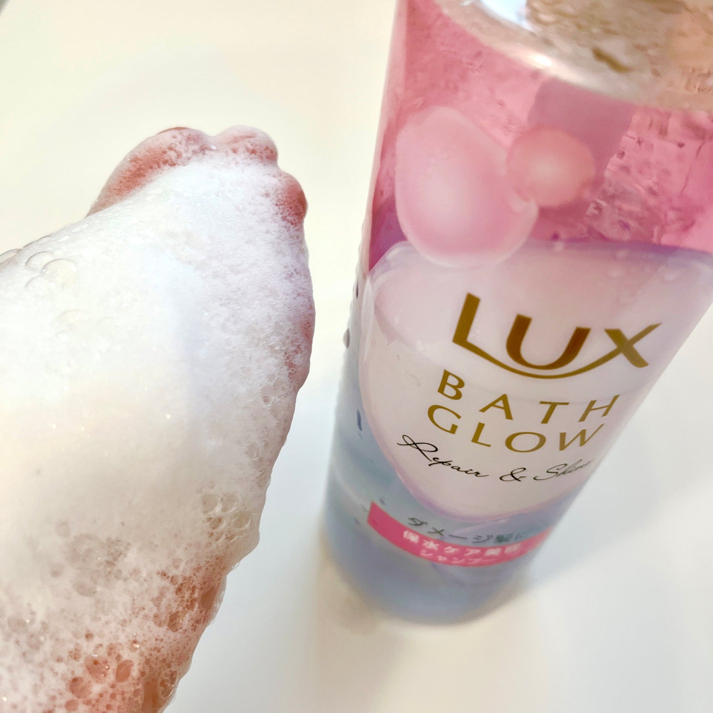 ãã¹ã°ã㊠ãªãã¢&ã·ã£ã€ã³ ã·ã£ã³ã㌠/ ããªãŒãã¡ã³ã/LUX/åžè²©ã·ã£ã³ããŒã䜿ã£ãã¯ãã³ãïŒ5æç®ïŒ