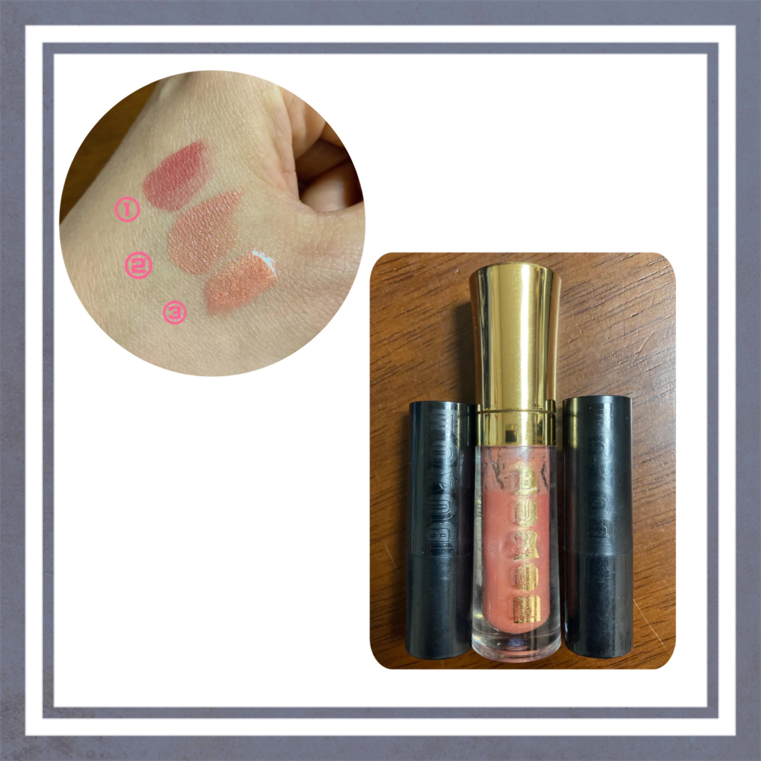 バクサム リップグロス/BUXOM Cosmetics/リップグロスを使ったクチコミ（3枚目）