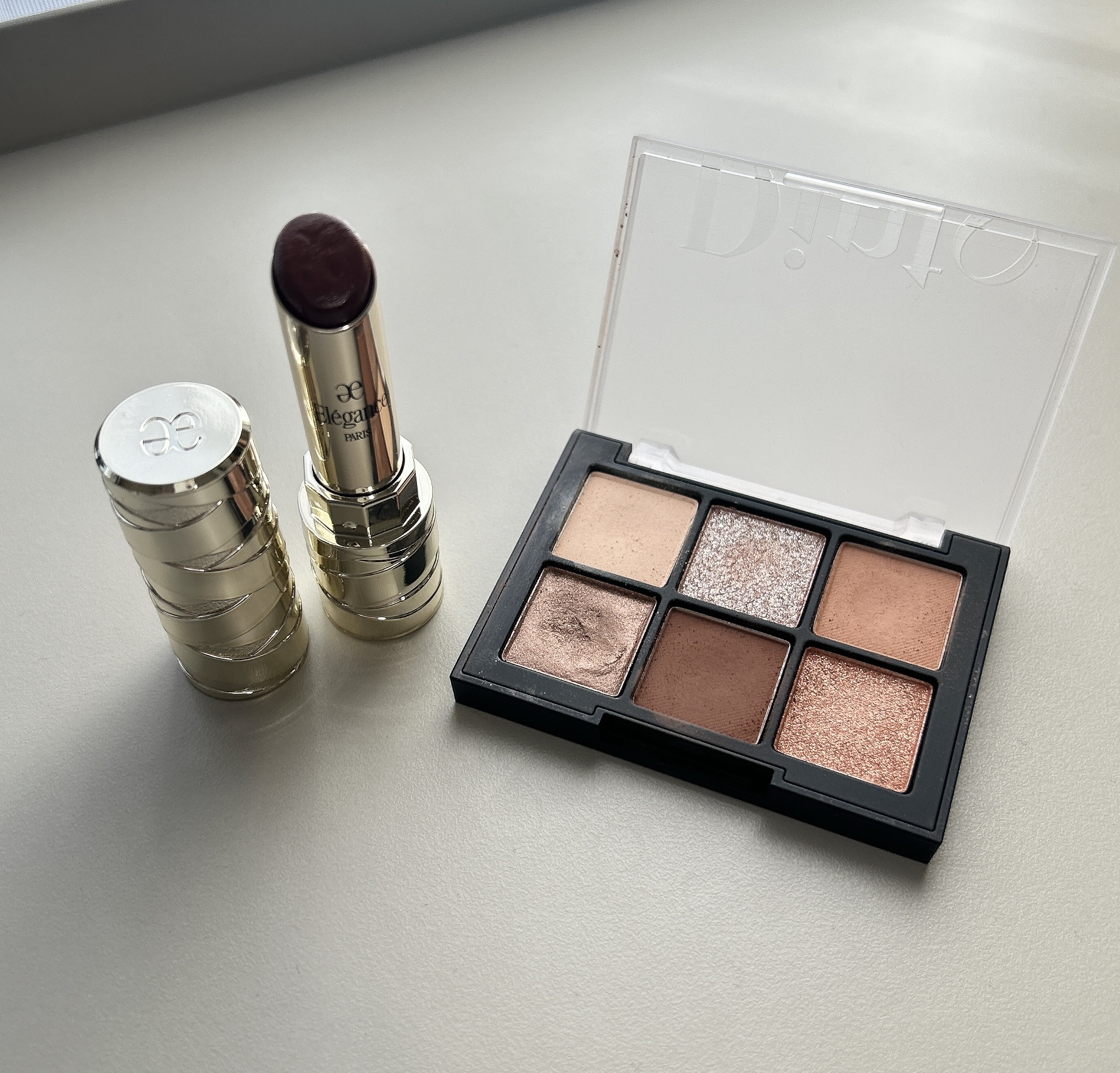 Elégance ルージュ クラジュールのクチコミ「今日は急いでていつも通りのブラウンメイクになってしまった🍂🍂
ブラウンは深みが出て盛れるなあ☺.....」（3枚目）