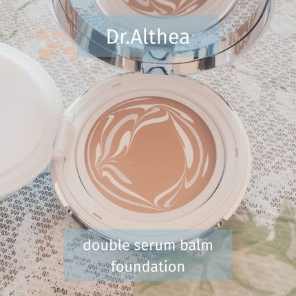 ダブル セラム バーム ファンデーション/Dr.Althea/クリーム・エマルジョンファンデーションを使ったクチコミ(1枚目)