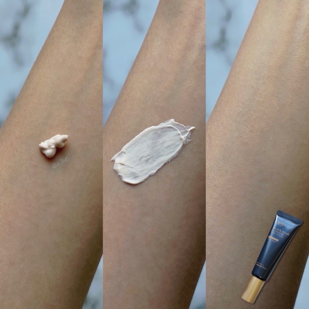 ブラックスネイルグルタチオントーンアップサン/Dr.G/日焼け止めクリームを使ったクチコミ(3枚目)