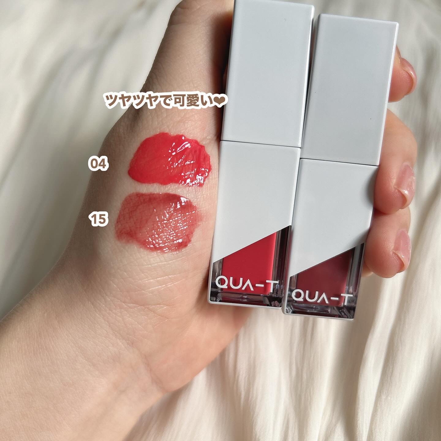 ザグラスタトゥーティント/QUA-T/リップティントを使ったクチコミ（2枚目）