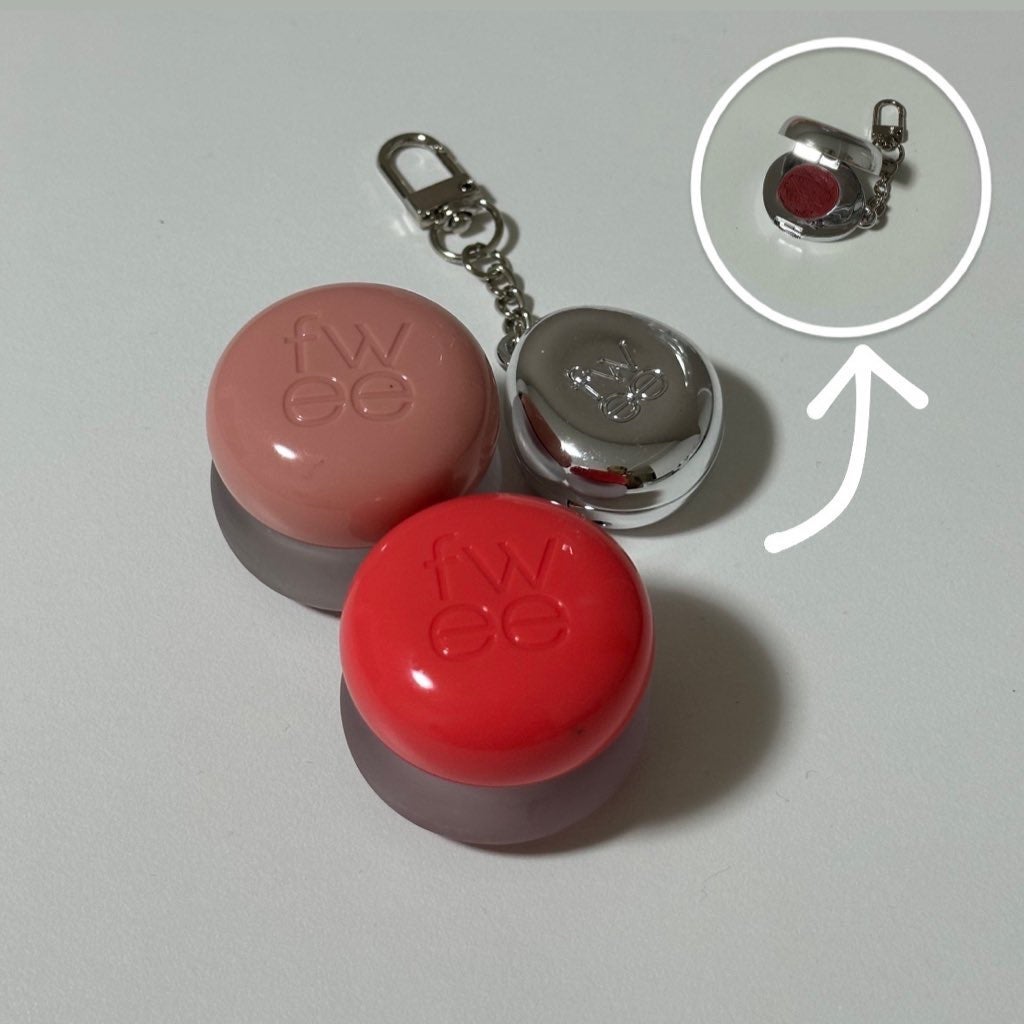 リップアンドチーク ブラーリープリンポット/fwee/口紅を使ったクチコミ(6枚目)