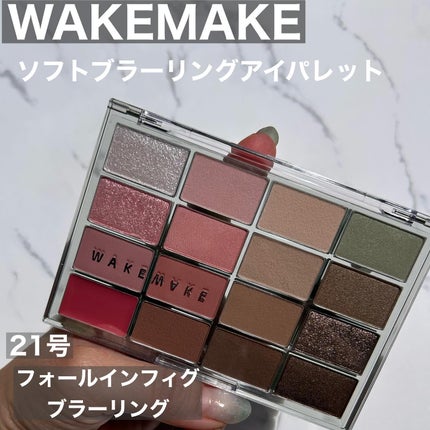 ソフトブラーリングアイパレット/wakemake/アイシャドウパレットを使ったクチコミ(1枚目)