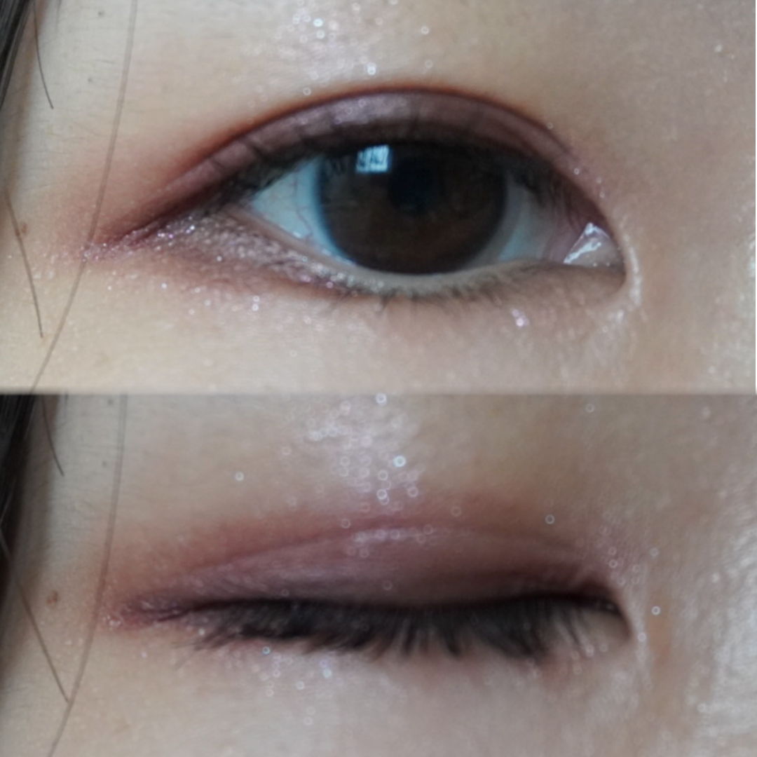 ミネラルクラッシィシャドー メロウガーネット（限定色）/エトヴォス/アイシャドウパレットを使ったクチコミ（3枚目）