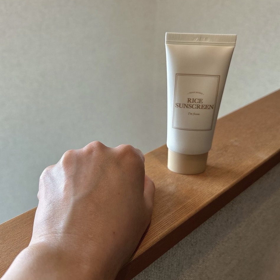 ライスサンスクリーン/I'm from/日焼け止めクリームを使ったクチコミ（3枚目）