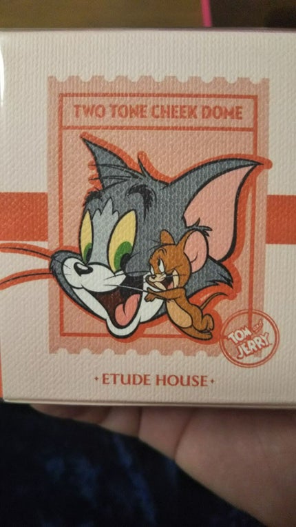 ラッキーフレンズ 2トーンチーク/ETUDE/パウダーチークを使ったクチコミ(1枚目)