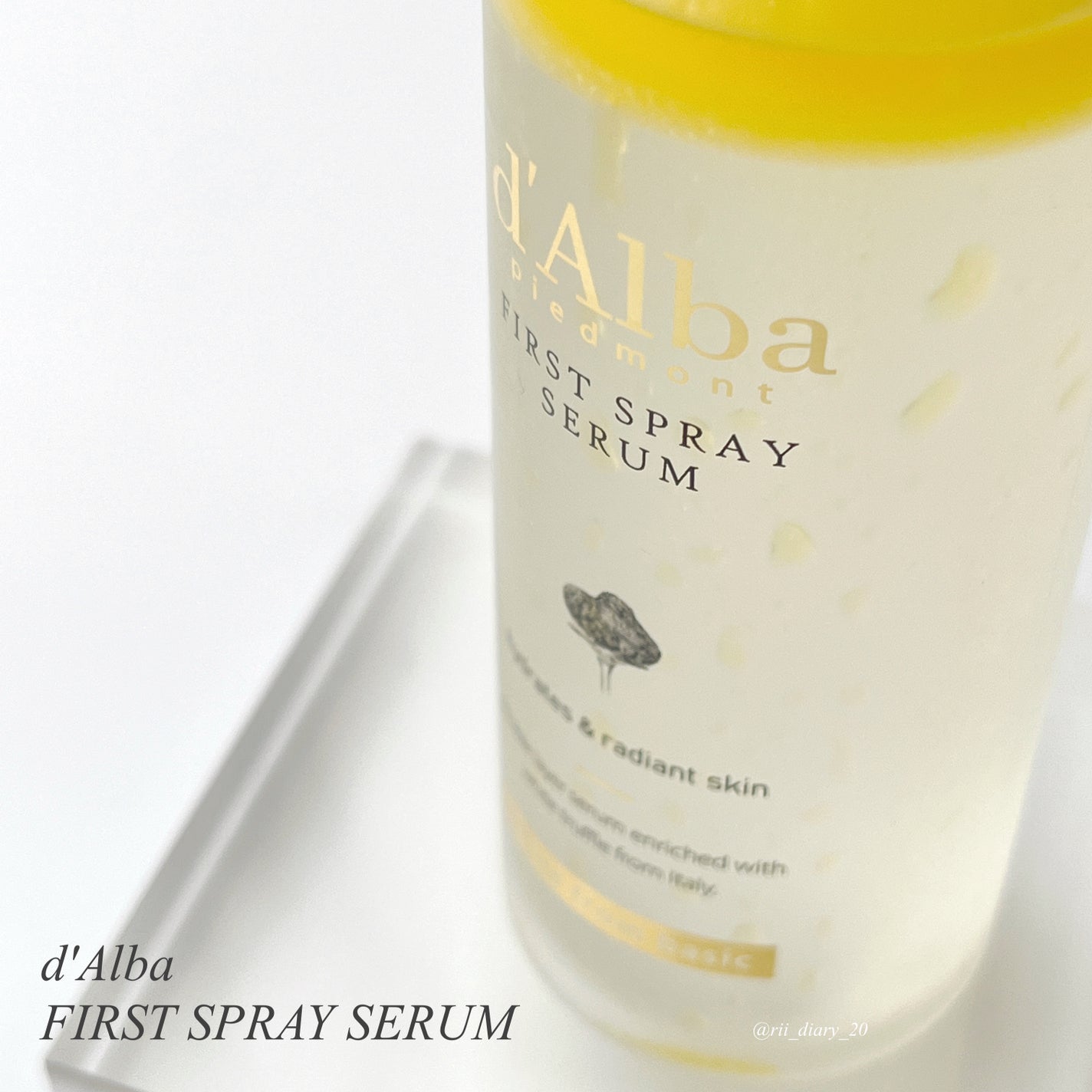 ダルバ ホワイトトリュフファーストスプレーセラム/ダルバ/ミスト状化粧水を使ったクチコミ(3枚目)