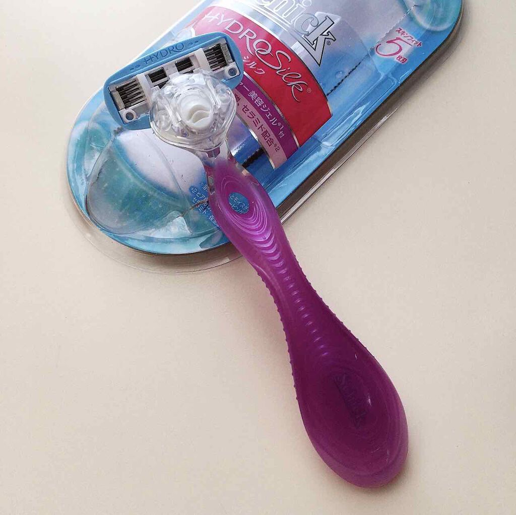 ハイドロシルク ホルダー （刃付き） お試し用/ハイドロシルク/シェーバーを使ったクチコミ（2枚目）