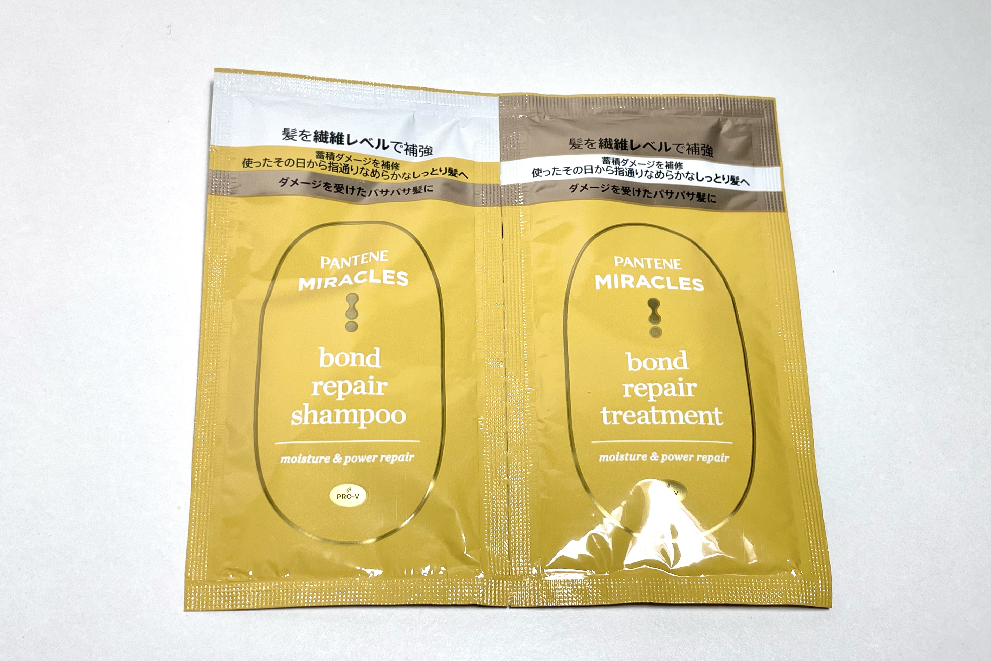 ボンドリペアシリーズ モイスチャー＆パワーリペア  シャンプー＆トリートメント/パンテーン/市販シャンプーを使ったクチコミ（1枚目）