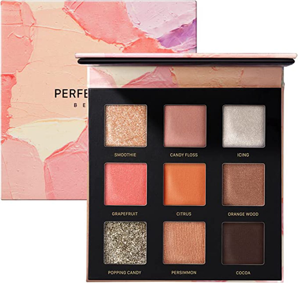 試してみた】スターダストアイシャドウパレット 9色 PERFECT DIARYの