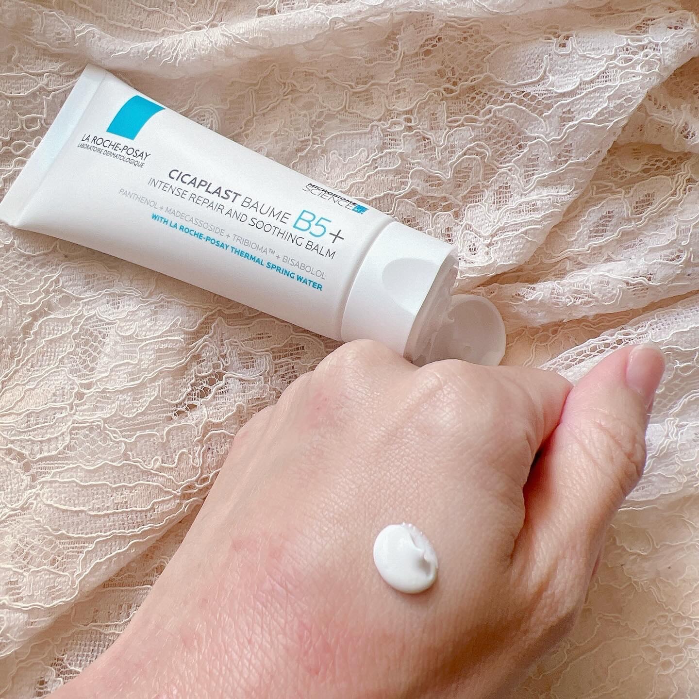 シカプラスト リペアクリーム B5+	/ラ ロッシュ ポゼ/フェイスクリームを使ったクチコミ（3枚目）