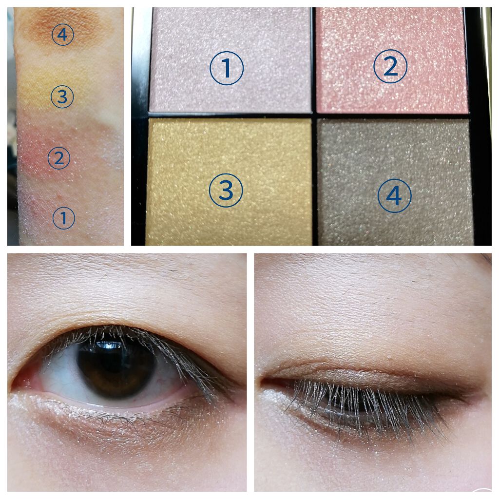 リアルクローズシャドウ/excel/アイシャドウパレットを使ったクチコミ（3枚目）