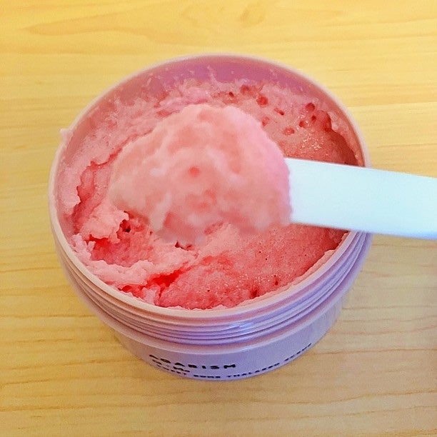 Q+Me スウィート ボム タラソ スクラブ/AGARISM/バスト・ヒップケアを使ったクチコミ(5枚目)